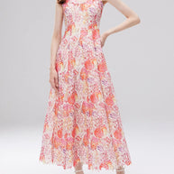 Floral Lace Sleeveless V-Neck Midi Dress-Dresses-Trendsi-[option4]-[option5]-[option6]-[option7]-[option8]-Shop-Boutique-Clothing-for-Women-Online