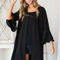 Glitter bell sleeve kimono cardigan-Jade By Jane-[option4]-[option5]-[option6]-[option7]-[option8]-Shop-Boutique-Clothing-for-Women-Online