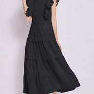 Sleeveless Ruffled Tiered Dress with Embroidered Trim-dresses-Trendsi-[option4]-[option5]-[option6]-[option7]-[option8]-Shop-Boutique-Clothing-for-Women-Online