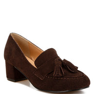 Aloha Tassels Detail Genuine Suede Loafers-Rag Company-[option4]-[option5]-[option6]-[option7]-[option8]-Shop-Boutique-Clothing-for-Women-Online