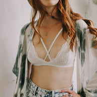 Center Cross Strap Lace Bralette-Leto Accessories-[option4]-[option5]-[option6]-[option7]-[option8]-Shop-Boutique-Clothing-for-Women-Online