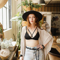 Center Cross Strap Lace Bralette-Leto Accessories-[option4]-[option5]-[option6]-[option7]-[option8]-Shop-Boutique-Clothing-for-Women-Online