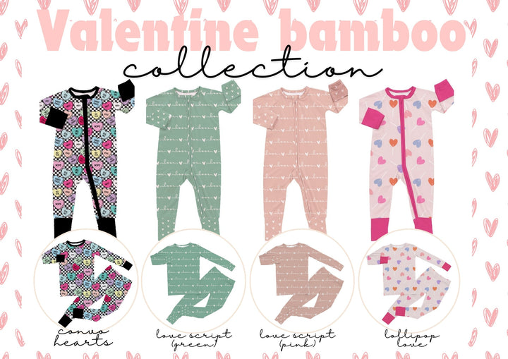 PREORDER: Valentine Bamboo Long Sleeve and Pant Zippy and Separates-Boys and Girls-Forever3A.M-[option4]-[option5]-[option6]-[option7]-[option8]-Shop-Boutique-Clothing-for-Women-Online