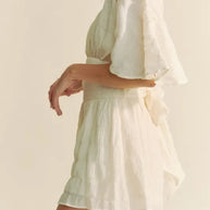 Davi & Dani Batwing Sleeve Waist Belt Romper-Jumpsuits & Rompers-Trendsi-[option4]-[option5]-[option6]-[option7]-[option8]-Shop-Boutique-Clothing-for-Women-Online