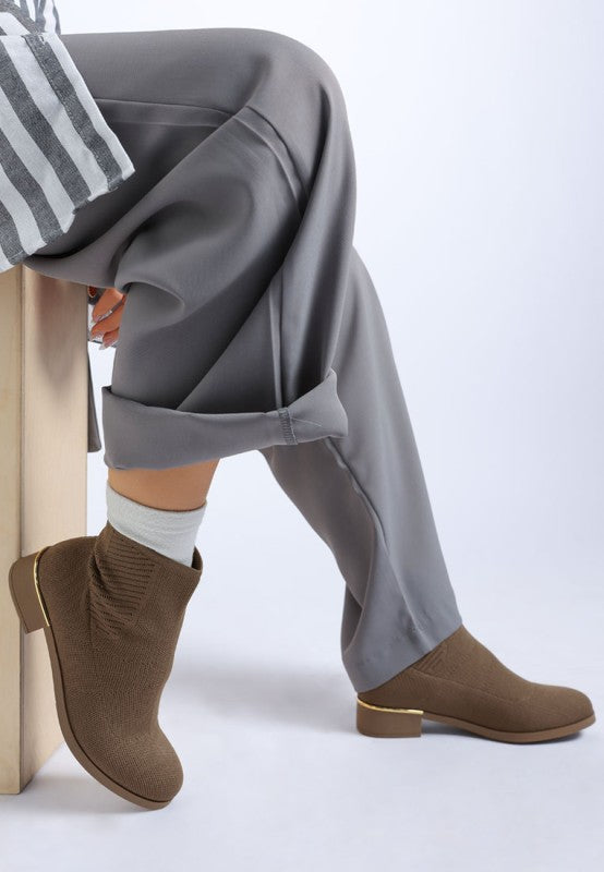 Rosamund Knitted Sock Boots-Rag Company-[option4]-[option5]-[option6]-[option7]-[option8]-Shop-Boutique-Clothing-for-Women-Online