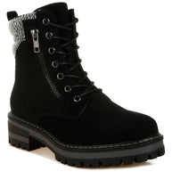 Mahisha Knitted Collar Zip-Up Hiker Boots-Rag Company-[option4]-[option5]-[option6]-[option7]-[option8]-Shop-Boutique-Clothing-for-Women-Online