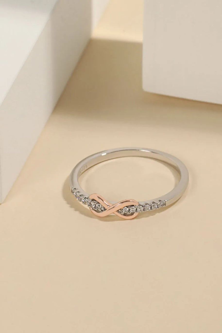 925 Sterling Silver Inlaid Zircon Infinity Symbol Ring-RINGS-Trendsi-[option4]-[option5]-[option6]-[option7]-[option8]-Shop-Boutique-Clothing-for-Women-Online