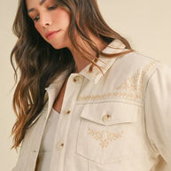 MABLE Embroidered Quilted Cropped Jacket-Coats & Jackets-Trendsi-[option4]-[option5]-[option6]-[option7]-[option8]-Shop-Boutique-Clothing-for-Women-Online