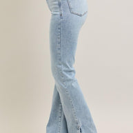 Judy Blue Tummy Control Vintage Wash Side Slit Slim Boot Jeans-Trendsi-[option4]-[option5]-[option6]-[option7]-[option8]-Shop-Boutique-Clothing-for-Women-Online