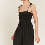 SMOCKED TIE STRAP JUMPSUIT PLUS SIZE-Jade By Jane-[option4]-[option5]-[option6]-[option7]-[option8]-Shop-Boutique-Clothing-for-Women-Online