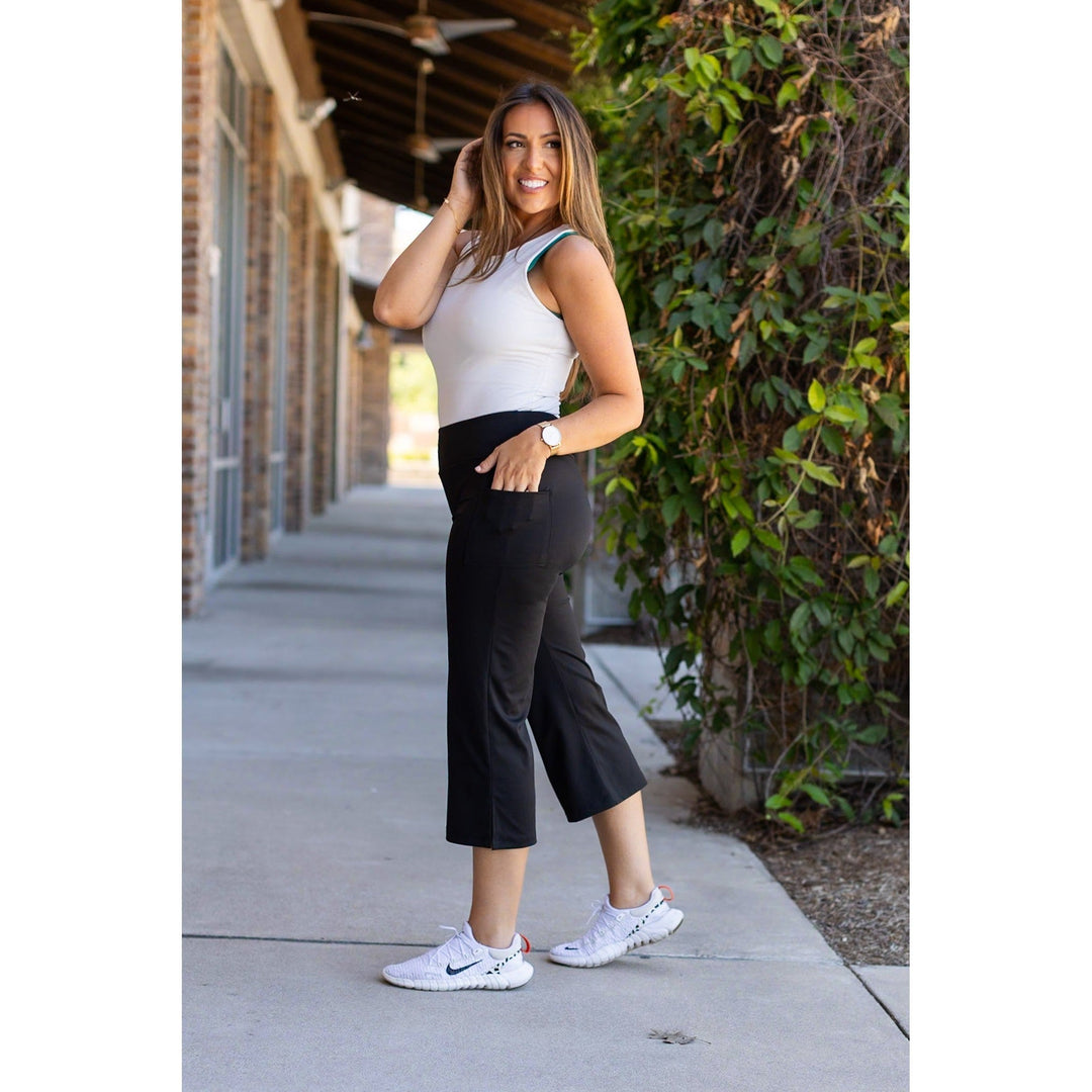 The Gabriella - High Waisted Gaucho Pants-JuliaRoseWholesale-Tween - Sizes 12/14 or 0-2-[option4]-[option5]-[option6]-[option7]-[option8]-Shop-Boutique-Clothing-for-Women-Online