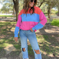 Finnley Colorblock Pullover in Four Colors-Womens-Ave Shops-[option4]-[option5]-[option6]-[option7]-[option8]-Shop-Boutique-Clothing-for-Women-Online