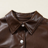 Leather Drawstring Hem Pocketed Jacket-JUNIPER BLVD-[option4]-[option5]-[option6]-[option7]-[option8]-Shop-Boutique-Clothing-for-Women-Online