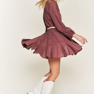 SOLID FLARE SHIRT DRESS-Jade By Jane-[option4]-[option5]-[option6]-[option7]-[option8]-Shop-Boutique-Clothing-for-Women-Online