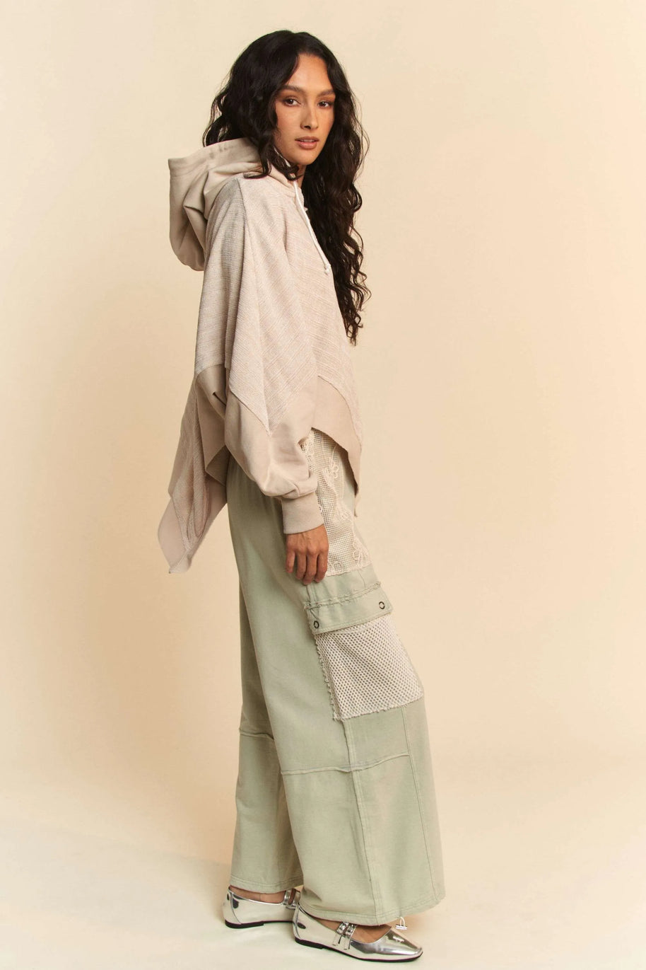 Davi & Dani Lace Patchwork Bottom Opening Adjustable Pants-Pants-Trendsi-[option4]-[option5]-[option6]-[option7]-[option8]-Shop-Boutique-Clothing-for-Women-Online