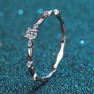 Moissanite 925 Sterling Silver Rhodium-Plated Ring-rings-Trendsi-[option4]-[option5]-[option6]-[option7]-[option8]-Shop-Boutique-Clothing-for-Women-Online