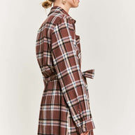 PLAID PRINT COLLAR LONG SHIRT DRESS PLUS SIZE-Jade By Jane-[option4]-[option5]-[option6]-[option7]-[option8]-Shop-Boutique-Clothing-for-Women-Online