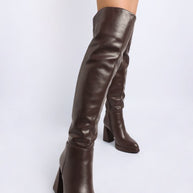 Nenana Faux Leather Knee-High Boots-Rag Company-[option4]-[option5]-[option6]-[option7]-[option8]-Shop-Boutique-Clothing-for-Women-Online