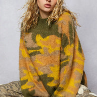 POL Mock Neck Abstract Colorblock Pattern Sweater-Sweaters-Trendsi-[option4]-[option5]-[option6]-[option7]-[option8]-Shop-Boutique-Clothing-for-Women-Online