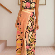 Printed Halter Neck Crop Top and Skirt Set-sets-Trendsi-[option4]-[option5]-[option6]-[option7]-[option8]-Shop-Boutique-Clothing-for-Women-Online