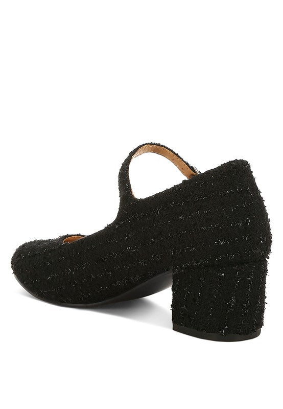 Antara Tweed Mary Jane Sandals-Rag Company-[option4]-[option5]-[option6]-[option7]-[option8]-Shop-Boutique-Clothing-for-Women-Online