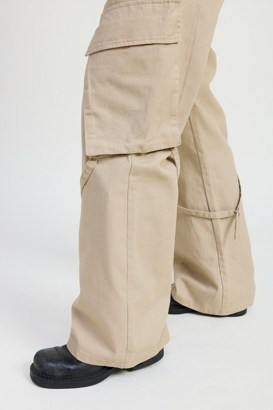 CARGO PANTS WITH POCKET DETAIL-Emory Park-[option4]-[option5]-[option6]-[option7]-[option8]-Shop-Boutique-Clothing-for-Women-Online