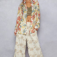 POL Floral Print Button Down Long Sleeve Shirt-Blouses-Trendsi-[option4]-[option5]-[option6]-[option7]-[option8]-Shop-Boutique-Clothing-for-Women-Online