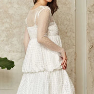 Davi & Dani Checker Print Side Pockets Textured Mini Dress-Dresses-Trendsi-[option4]-[option5]-[option6]-[option7]-[option8]-Shop-Boutique-Clothing-for-Women-Online