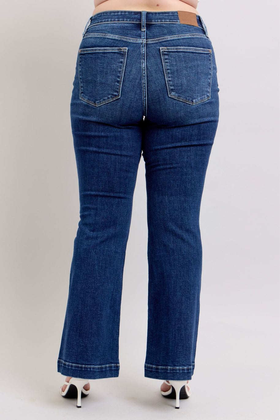Judy Blue High Rise Flare Jeans-Trendsi-[option4]-[option5]-[option6]-[option7]-[option8]-Shop-Boutique-Clothing-for-Women-Online