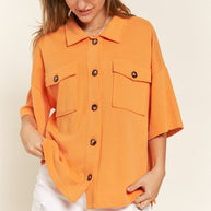 SMILE FACE BACK SHIRTS TOP-Jade By Jane-ORANGE-S-[option4]-[option5]-[option6]-[option7]-[option8]-Shop-Boutique-Clothing-for-Women-Online