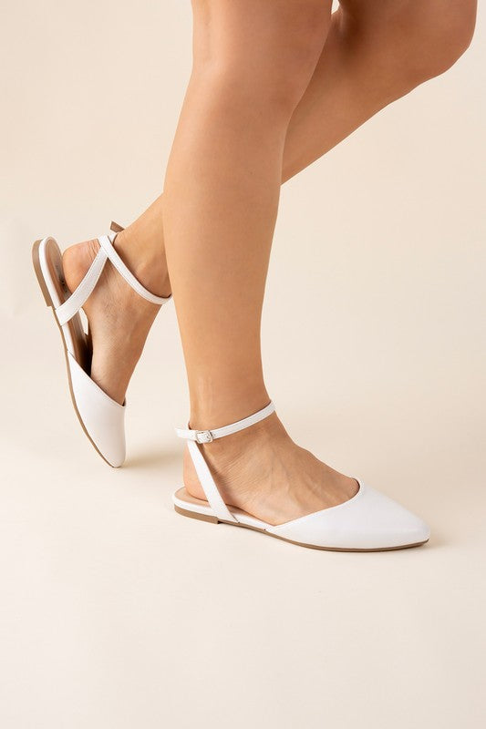 Soda Linden-S Ankle Strap Flats-Fortune Dynamic-WHITE-5.5-[option4]-[option5]-[option6]-[option7]-[option8]-Shop-Boutique-Clothing-for-Women-Online