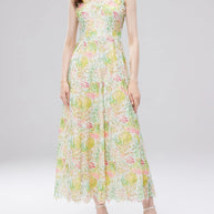 Floral Lace Sleeveless V-Neck Midi Dress-Dresses-Trendsi-[option4]-[option5]-[option6]-[option7]-[option8]-Shop-Boutique-Clothing-for-Women-Online