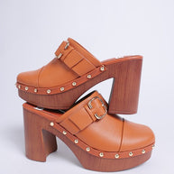 Septim Genuine Leather Studded Clog Heels-Rag Company-[option4]-[option5]-[option6]-[option7]-[option8]-Shop-Boutique-Clothing-for-Women-Online