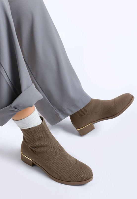 Rosamund Knitted Sock Boots-Rag Company-[option4]-[option5]-[option6]-[option7]-[option8]-Shop-Boutique-Clothing-for-Women-Online
