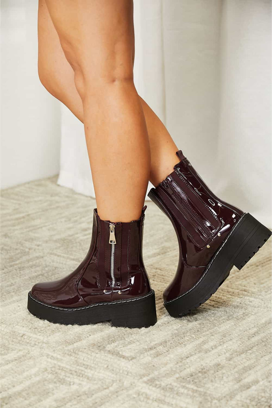 Forever Link Side Zip Platform Boots-Boots-Trendsi-[option4]-[option5]-[option6]-[option7]-[option8]-Shop-Boutique-Clothing-for-Women-Online