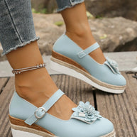 Flower Embellished Mary Jane Loafers-loafers-Trendsi-[option4]-[option5]-[option6]-[option7]-[option8]-Shop-Boutique-Clothing-for-Women-Online