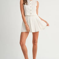 MABLE Eyelet Lace Top and Mini Skirt Set-Sets-Trendsi-[option4]-[option5]-[option6]-[option7]-[option8]-Shop-Boutique-Clothing-for-Women-Online