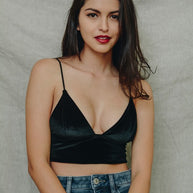 Velvet Longline Bralette-Leto Accessories-[option4]-[option5]-[option6]-[option7]-[option8]-Shop-Boutique-Clothing-for-Women-Online