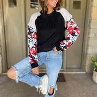 Aston Patchwork Blouse in Four Colors-Womens-Ave Shops-[option4]-[option5]-[option6]-[option7]-[option8]-Shop-Boutique-Clothing-for-Women-Online