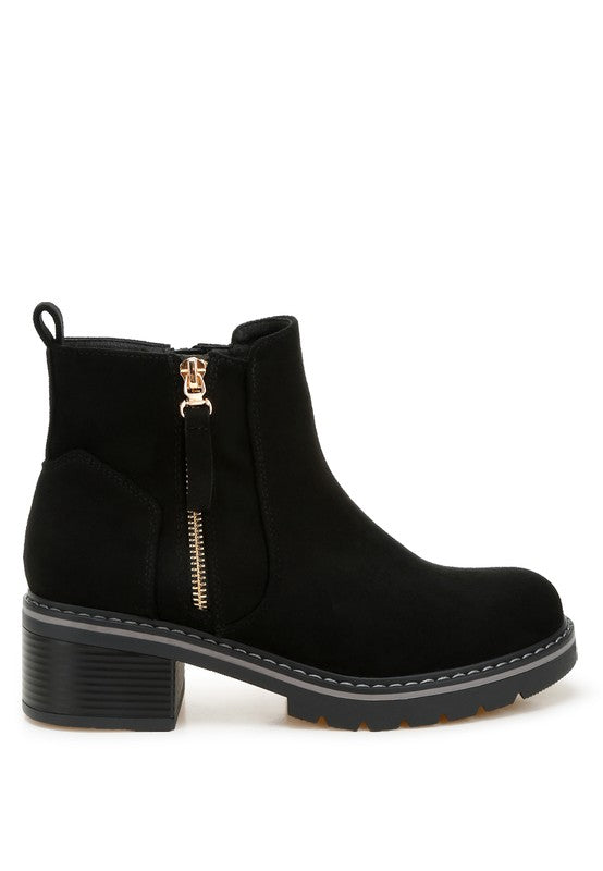 Tigris Microfiber Zipper Boots-Rag Company-[option4]-[option5]-[option6]-[option7]-[option8]-Shop-Boutique-Clothing-for-Women-Online