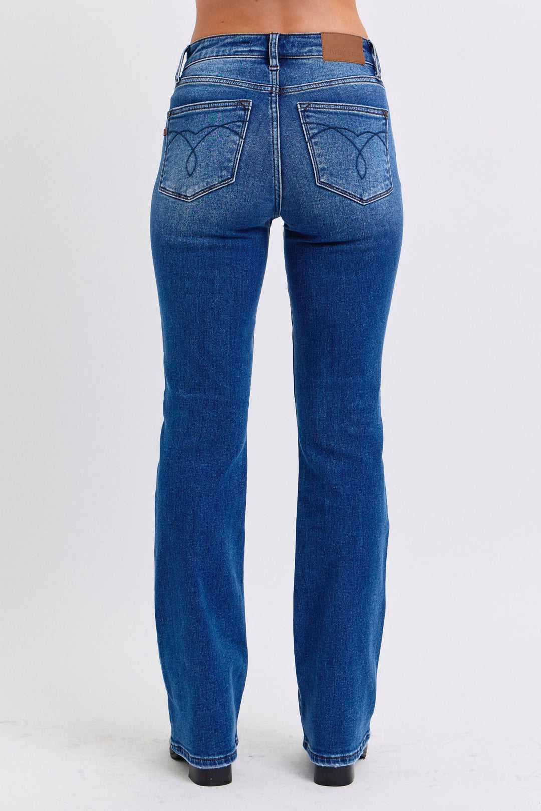 Judy Blue Mid-Rise Bootcut Jeans with Thermal Lining-Trendsi-[option4]-[option5]-[option6]-[option7]-[option8]-Shop-Boutique-Clothing-for-Women-Online