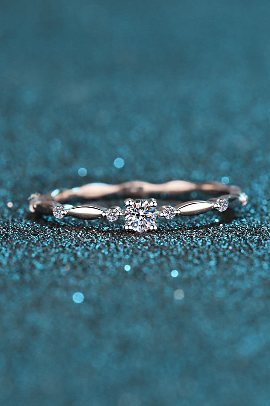 Moissanite 925 Sterling Silver Rhodium-Plated Ring-rings-Trendsi-[option4]-[option5]-[option6]-[option7]-[option8]-Shop-Boutique-Clothing-for-Women-Online