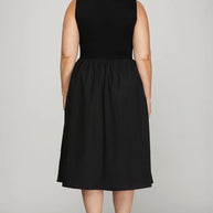 She + Sky Full Size Sleeveless Poplin Woven Midi Dress with Pockets-Dresses-Trendsi-[option4]-[option5]-[option6]-[option7]-[option8]-Shop-Boutique-Clothing-for-Women-Online