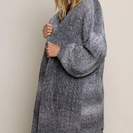 POL Distressed Cable-Knit Ombre Dying Cardigan-cardigan-Trendsi-[option4]-[option5]-[option6]-[option7]-[option8]-Shop-Boutique-Clothing-for-Women-Online