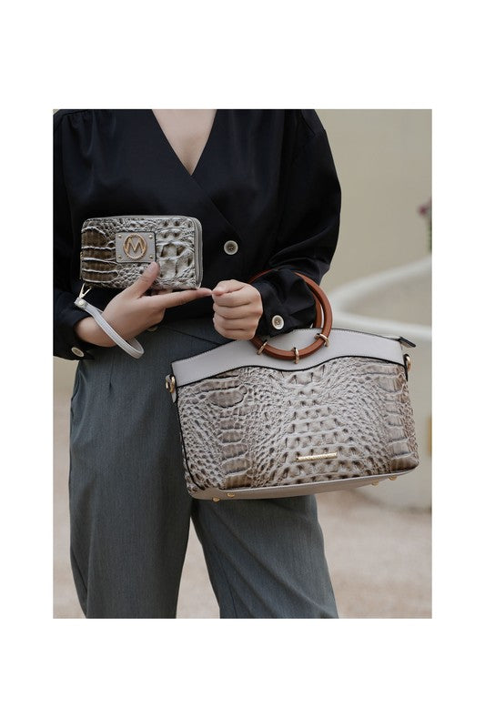 The Phoebe Tote with Wristlet Wallet Bag by Mia K-MKF Collection by Mia K-[option4]-[option5]-[option6]-[option7]-[option8]-Shop-Boutique-Clothing-for-Women-Online