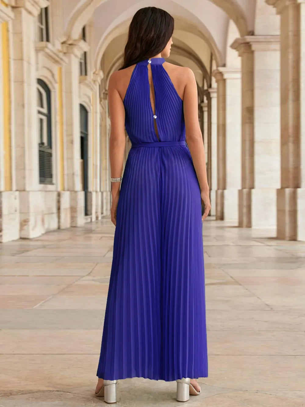Cutout Tied Pleated Sleeveless Jumpsuit-Sets-Trendsi-[option4]-[option5]-[option6]-[option7]-[option8]-Shop-Boutique-Clothing-for-Women-Online