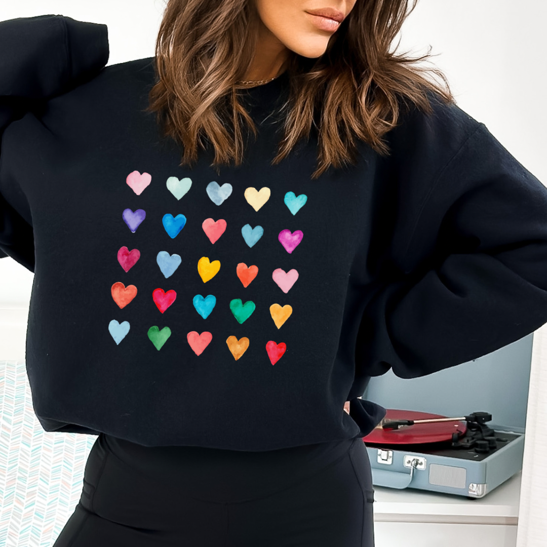 Water color hearts (best seller)-JOCOink-[option4]-[option5]-[option6]-[option7]-[option8]-Shop-Boutique-Clothing-for-Women-Online