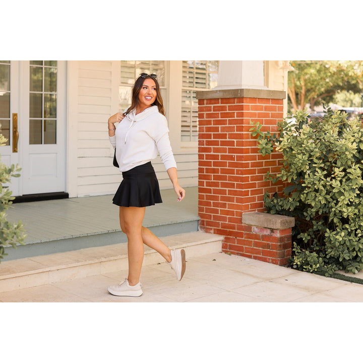 The Brielle Black Skort-JuliaRoseWholesale-[option4]-[option5]-[option6]-[option7]-[option8]-Shop-Boutique-Clothing-for-Women-Online