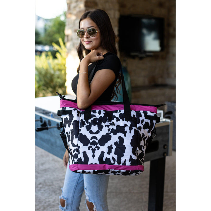 The Anna Cow Cooler Bag*-JuliaRoseWholesale-Cow-[option4]-[option5]-[option6]-[option7]-[option8]-Shop-Boutique-Clothing-for-Women-Online