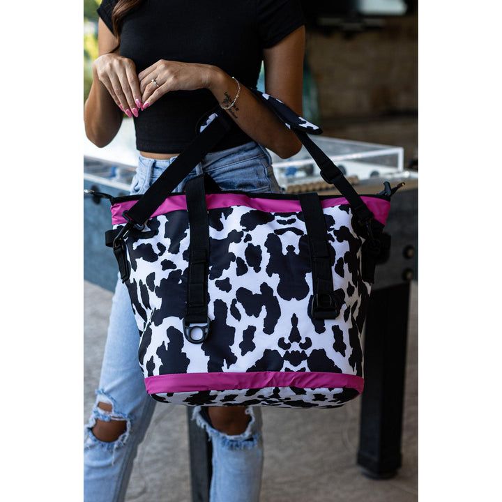 The Anna Cow Cooler Bag*-JuliaRoseWholesale-Cow-[option4]-[option5]-[option6]-[option7]-[option8]-Shop-Boutique-Clothing-for-Women-Online